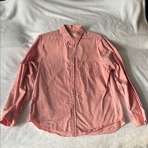 J. Crew Men's Coral Button-Down Shirt